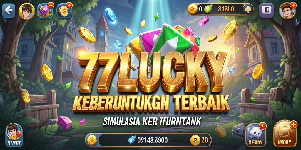 Screenshot gameplay 777LUCKY yang menampilkan keseruan permainan simulasi.