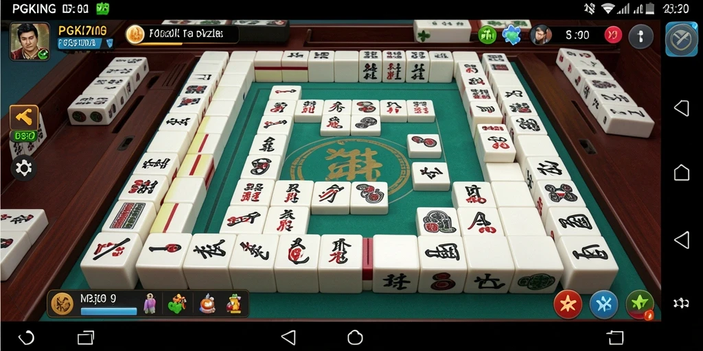 Tampilan gameplay PGKING yang menampilkan pesona Mahjong.