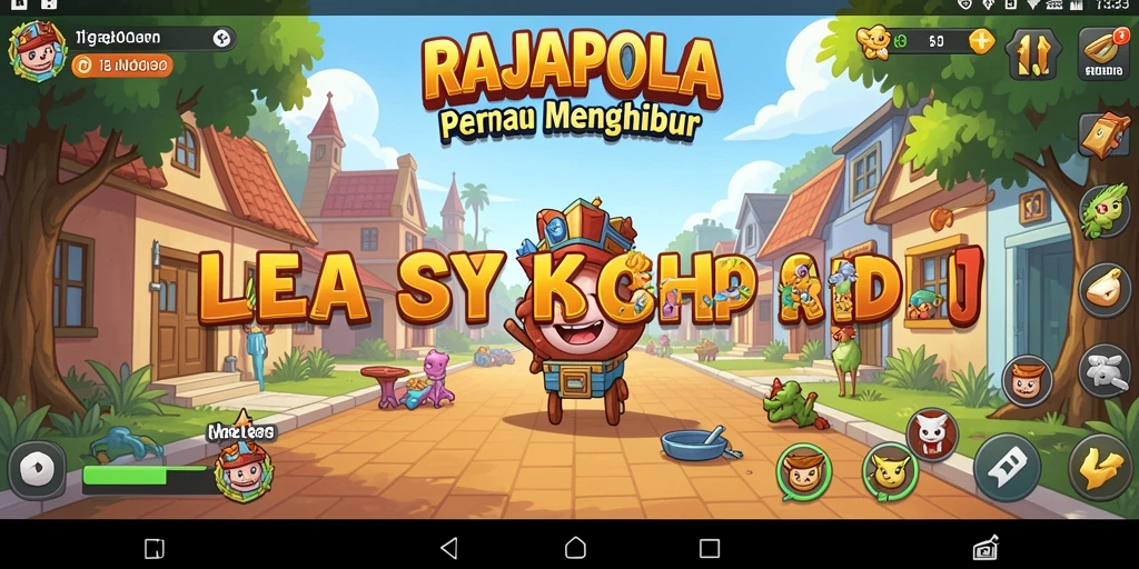 Tampilan gameplay RAJAPOLA yang menarik dan menghibur.