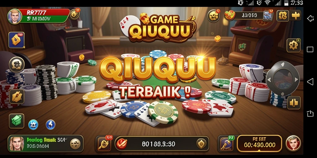 Tampilan gameplay QiuQiu yang menarik dan interaktif.