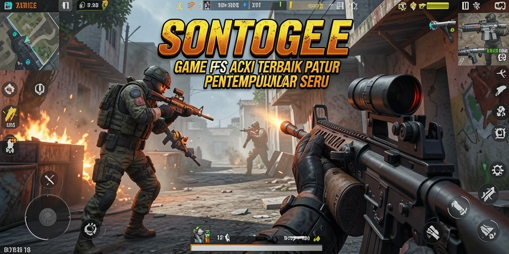 Gameplay seru dan strategi tim dalam action FPS.