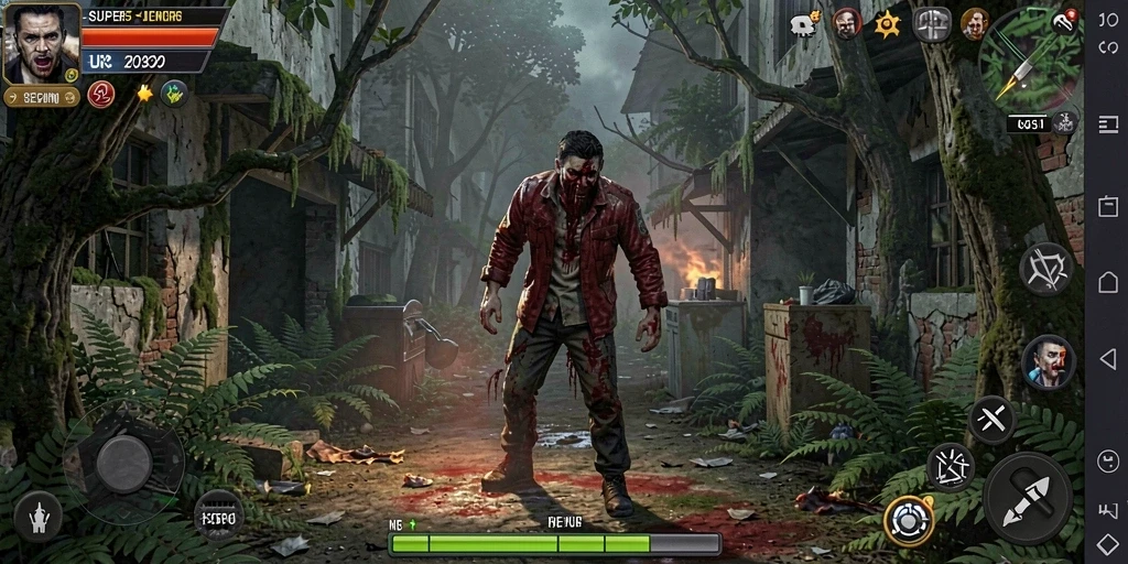 Gameplay yang mencekam dan penuh ketegangan di SUPER5.