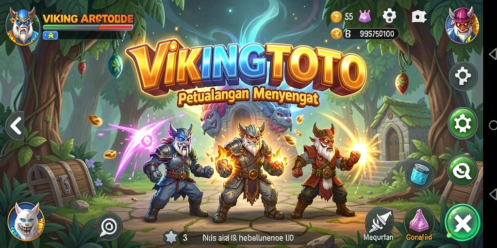 Tampilan gameplay VIKINGTOTO yang seru dan menantang.